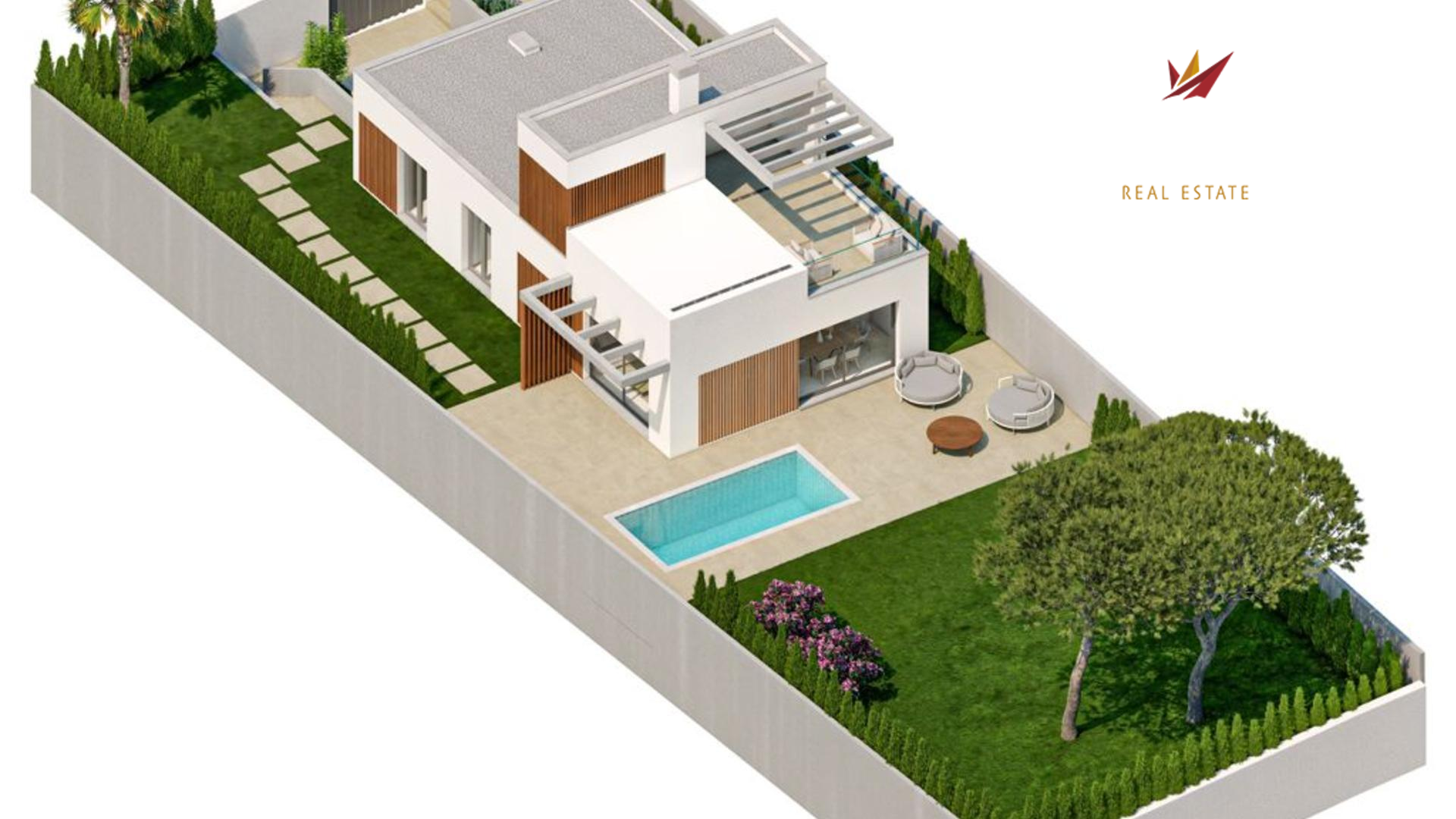 Huvila Golf Bahia, Alicante, Espanja 3 makuuhuonetta, 160 m2 No. 54960