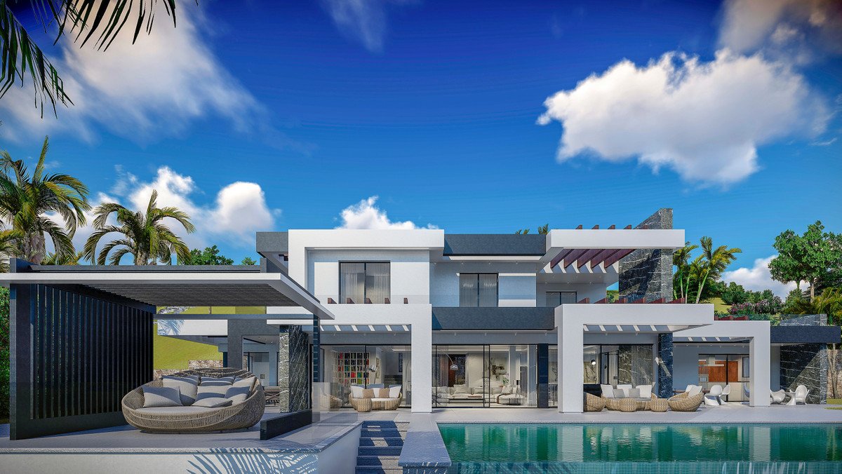 Villa i La Quinta, Malaga, Spanien 4 sovrum, 476 kvm. Nr. 55374