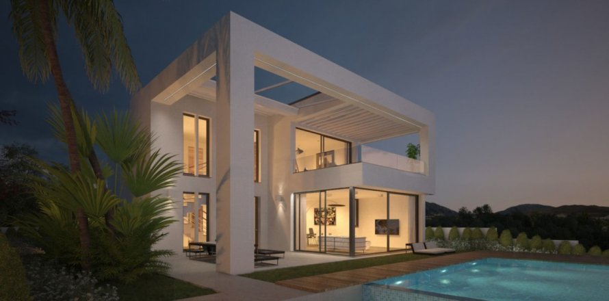 Villa in Mijas, Malaga, Spain 4 bedrooms, 177 sq.m. No. 55393