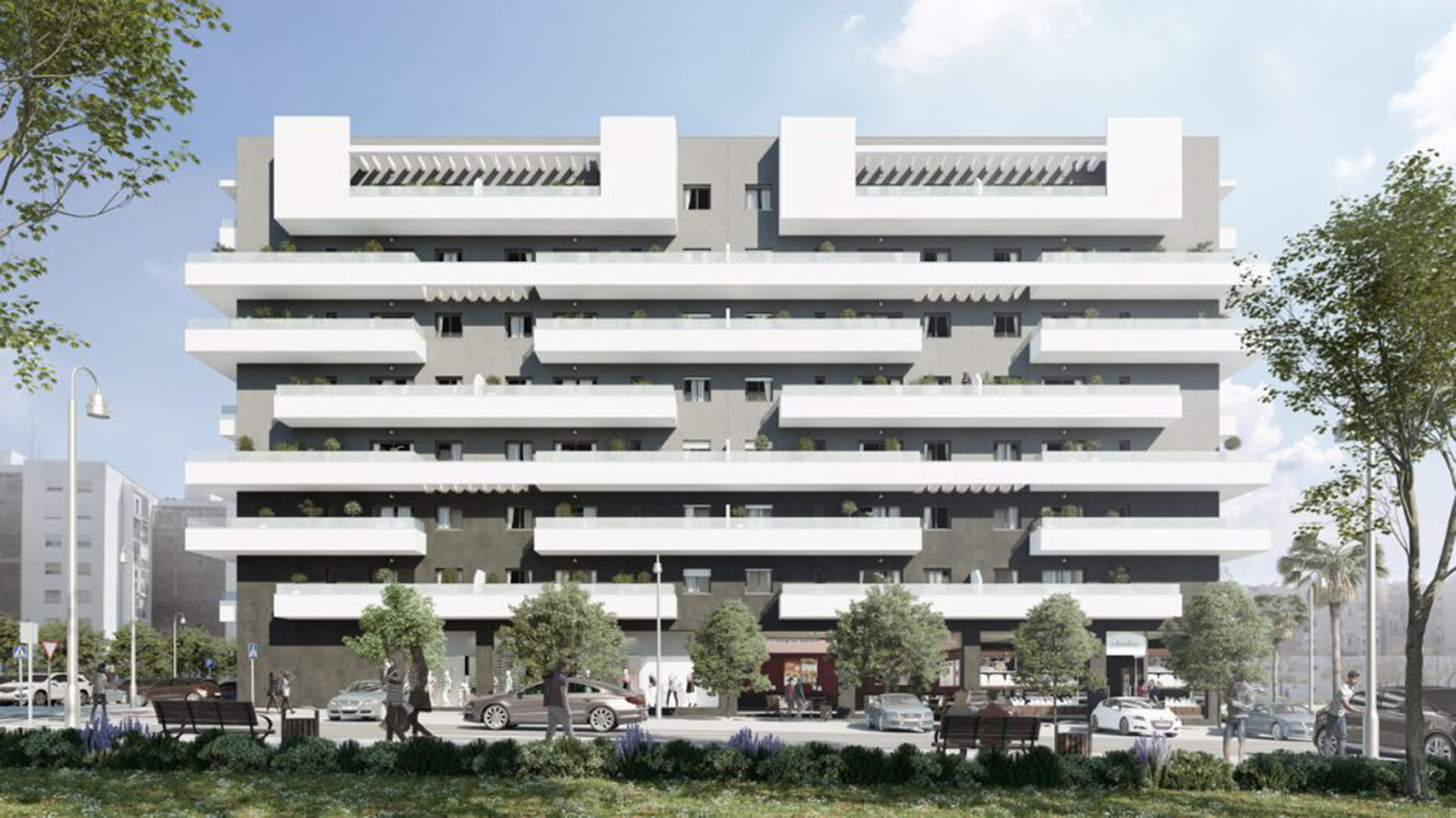 Жилой комплекс Edificio Parque в Эстепона, Малага, Испания №56984