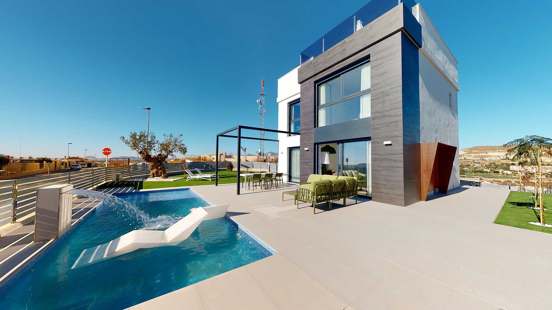 Villa en Alicante Panoramic, Alicante, España 3 dormitorios, 119 m2 No. 55683