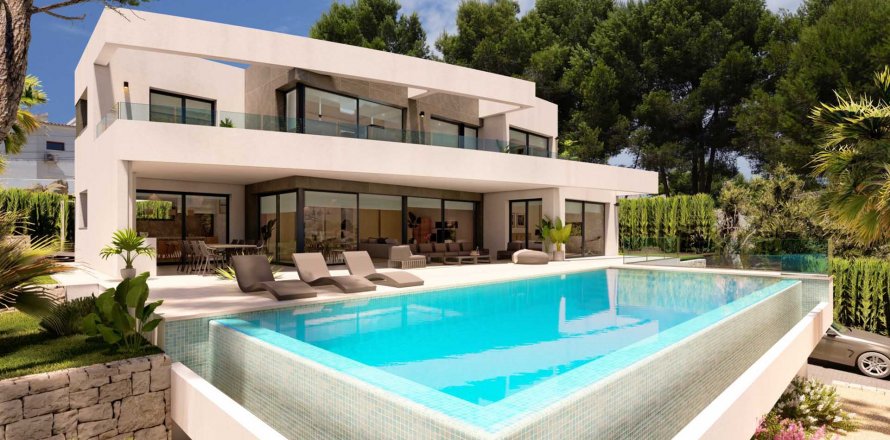 Villa in Moraira, Alicante, Spain 4 bedrooms, 550 sq.m. No. 55674