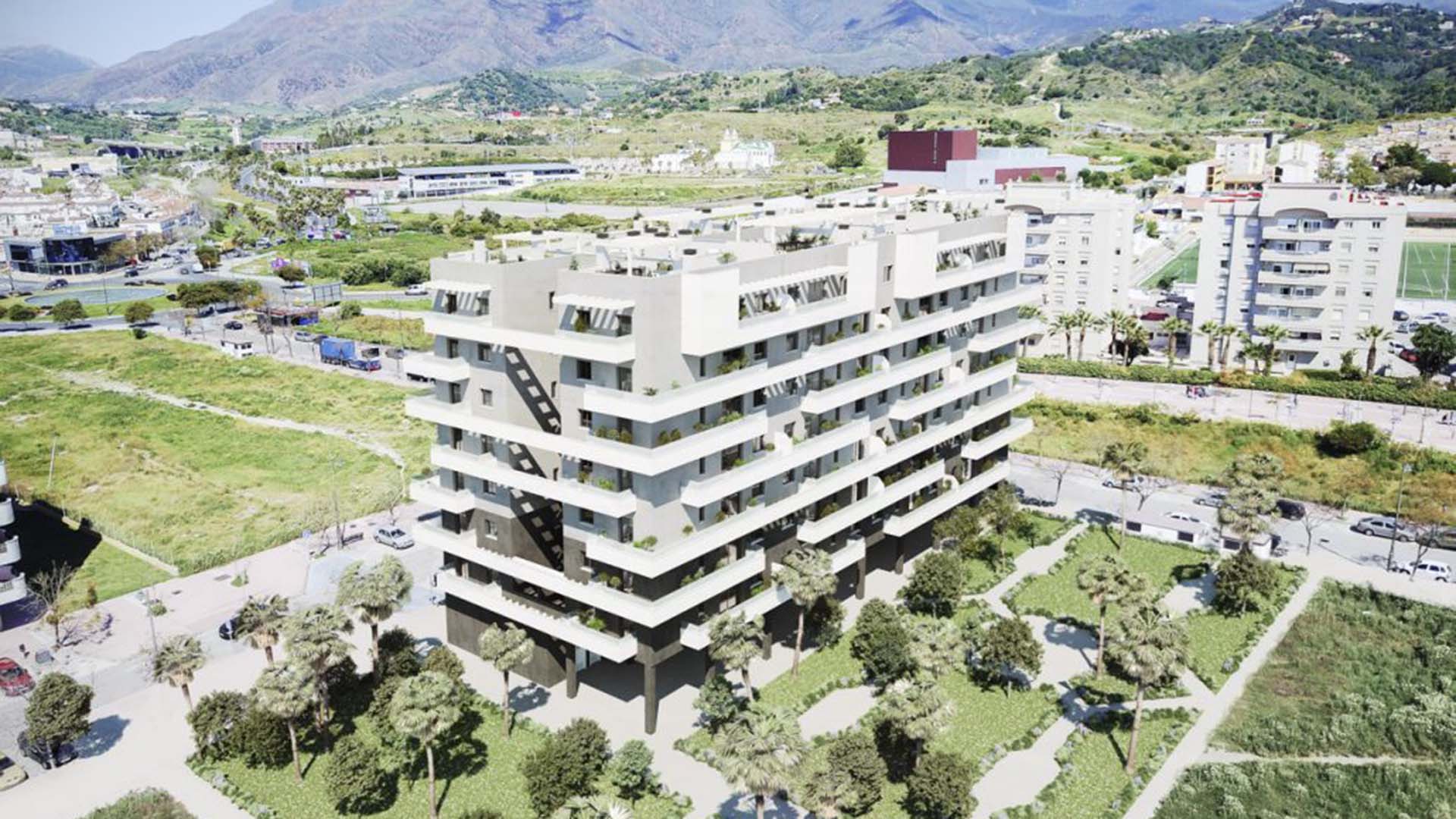 Жилой комплекс Edificio Parque в Эстепона, Малага, Испания №56984