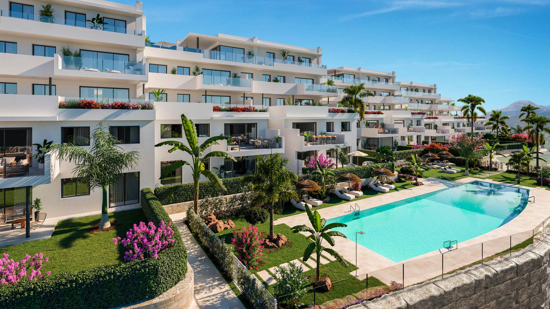 Penthouse in LAS TERRAZAS DE CORTESIN BON AIR, Casares, Malaga, Spa, 3 bedrooms, 151 sq.m. No. 57817