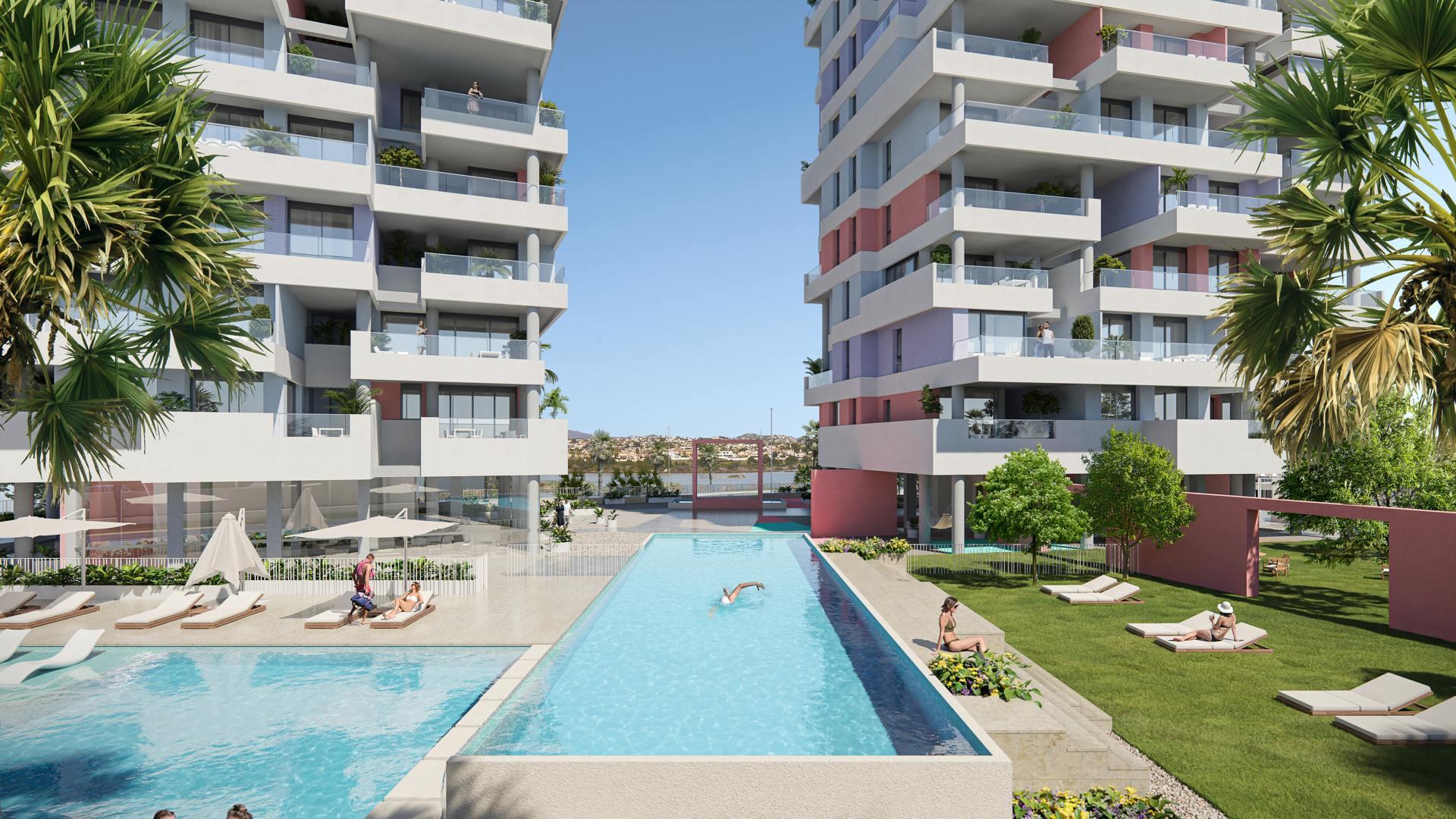 Квартира в Isea Views, Кальпе, Аликанте, Испания 2 спальни, 62м2 №57889