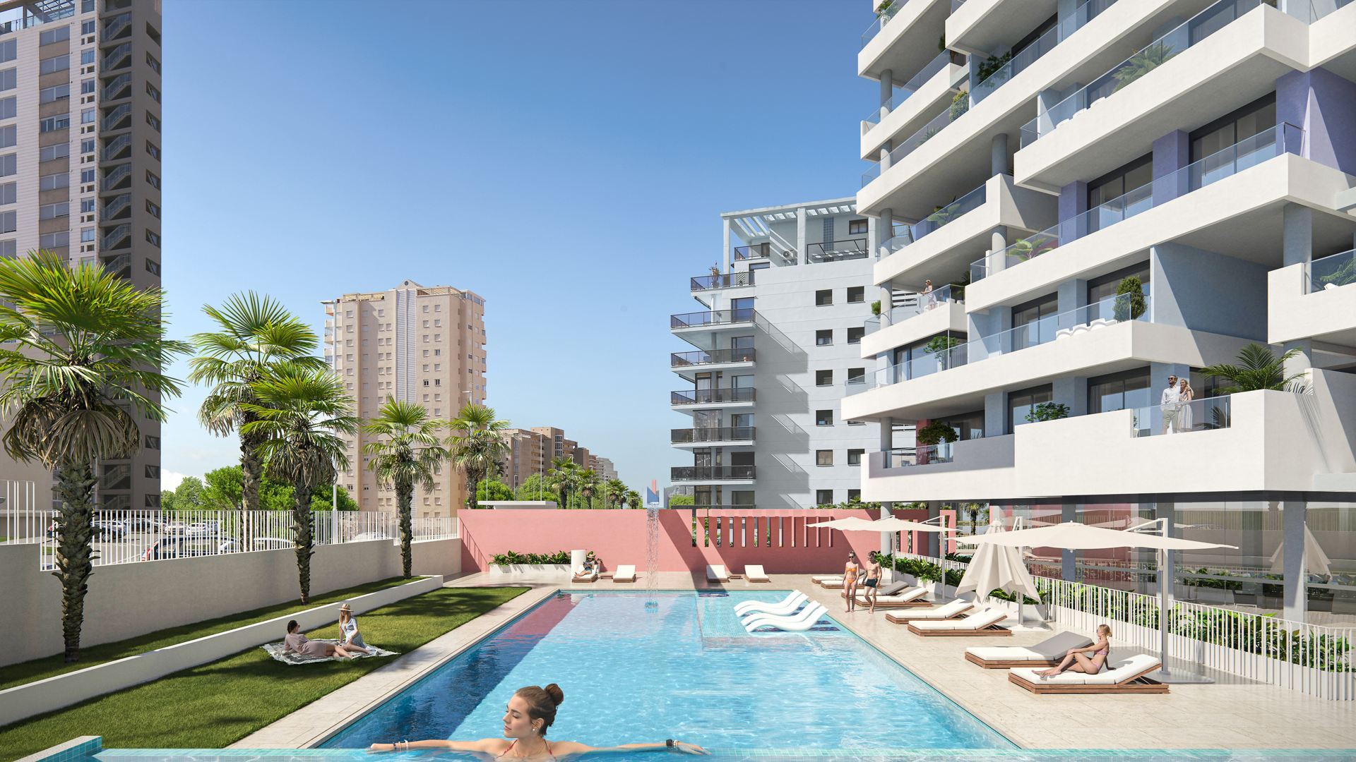 Appartamento in Isea Views, Calpe, Alicante, Spagn, 3 camere da letto, 74 mq. N° 57900