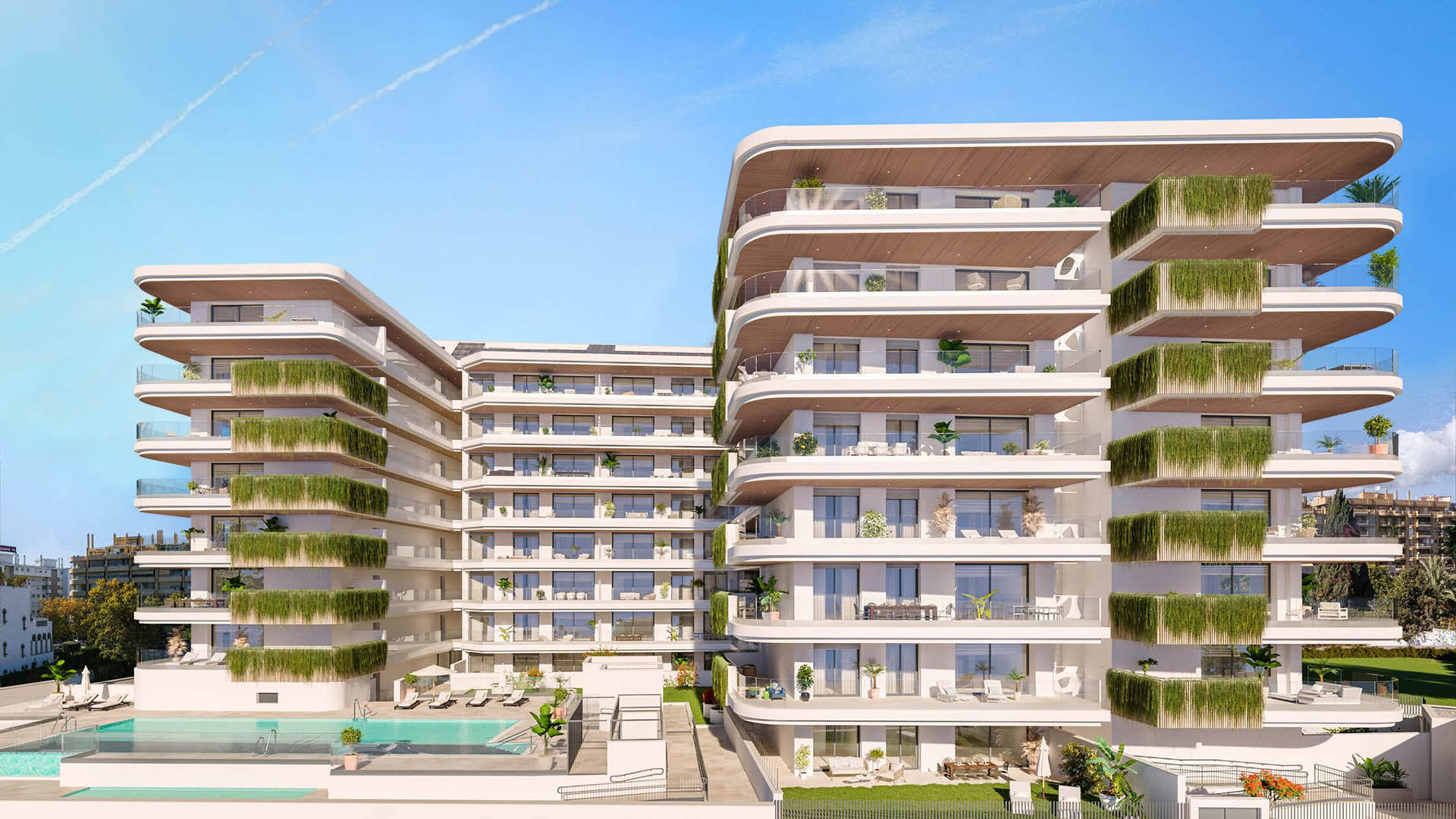 Huoneisto JADE Towers, Fuengirola, Malaga, Espanja 2 makuuhuonetta, 70.65 m2 No. 57933