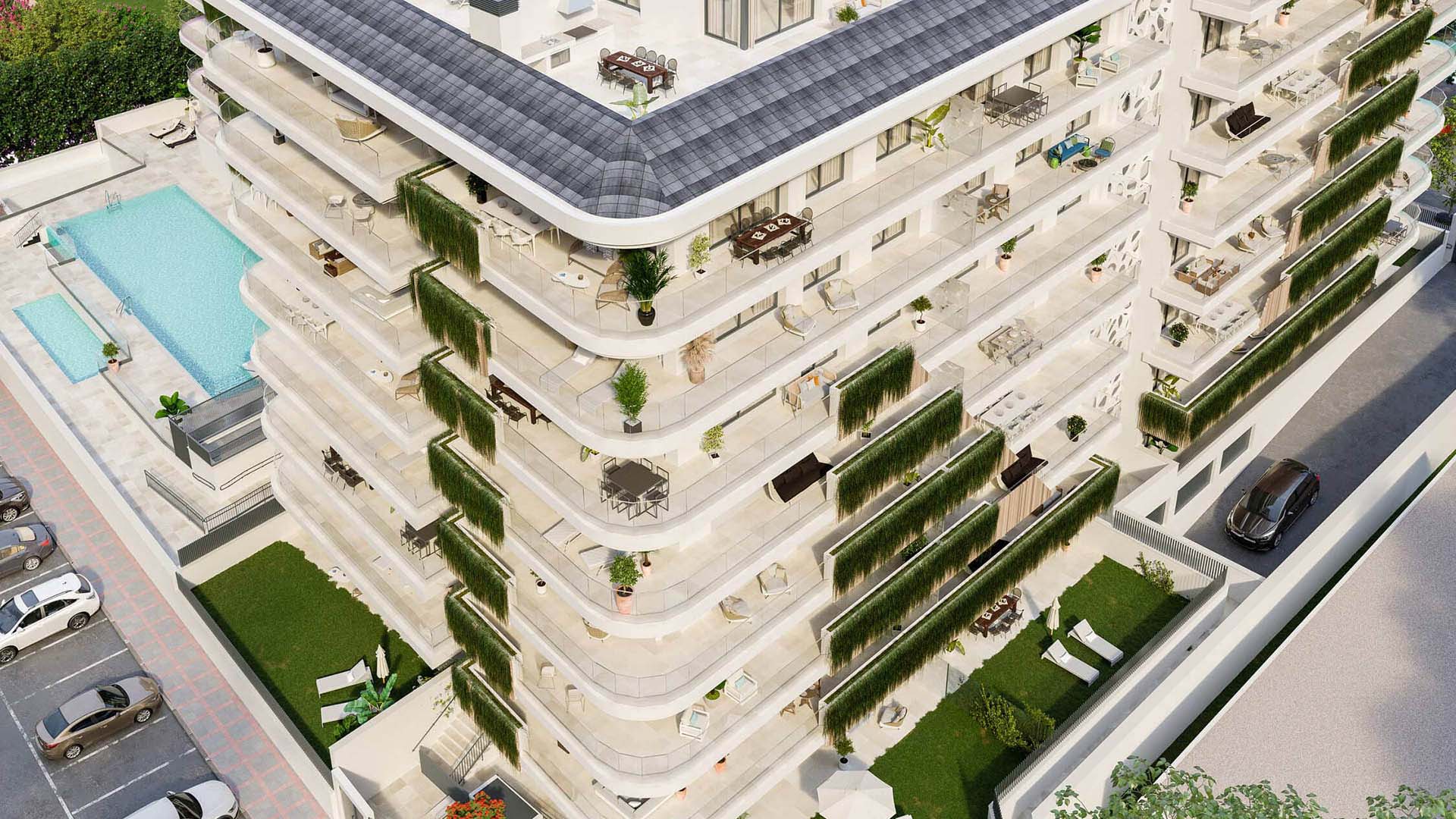 Apartamento en JADE Towers, Fuengirola, Málaga, España 2 dormitorios, 70.65 m2 No. 57942