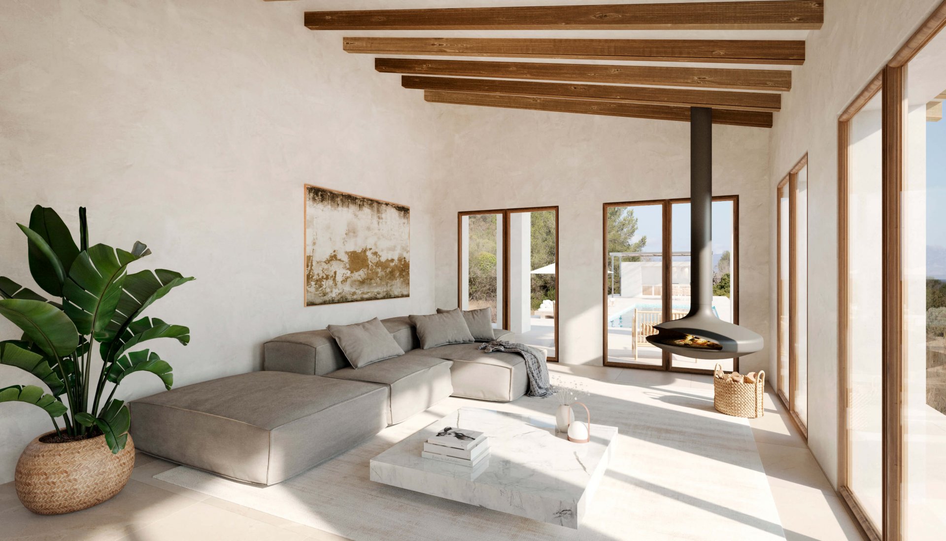 Finca a Montuiri, Mallorca, Spagna 4 camere da letto, 343 mq. N° 60193
