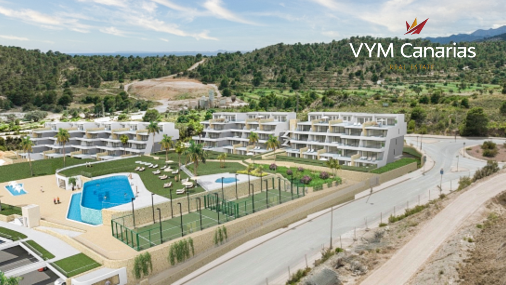 Apartamento en Finestrat, Alicante, España 2 dormitorios, 105 m2 No. 54948