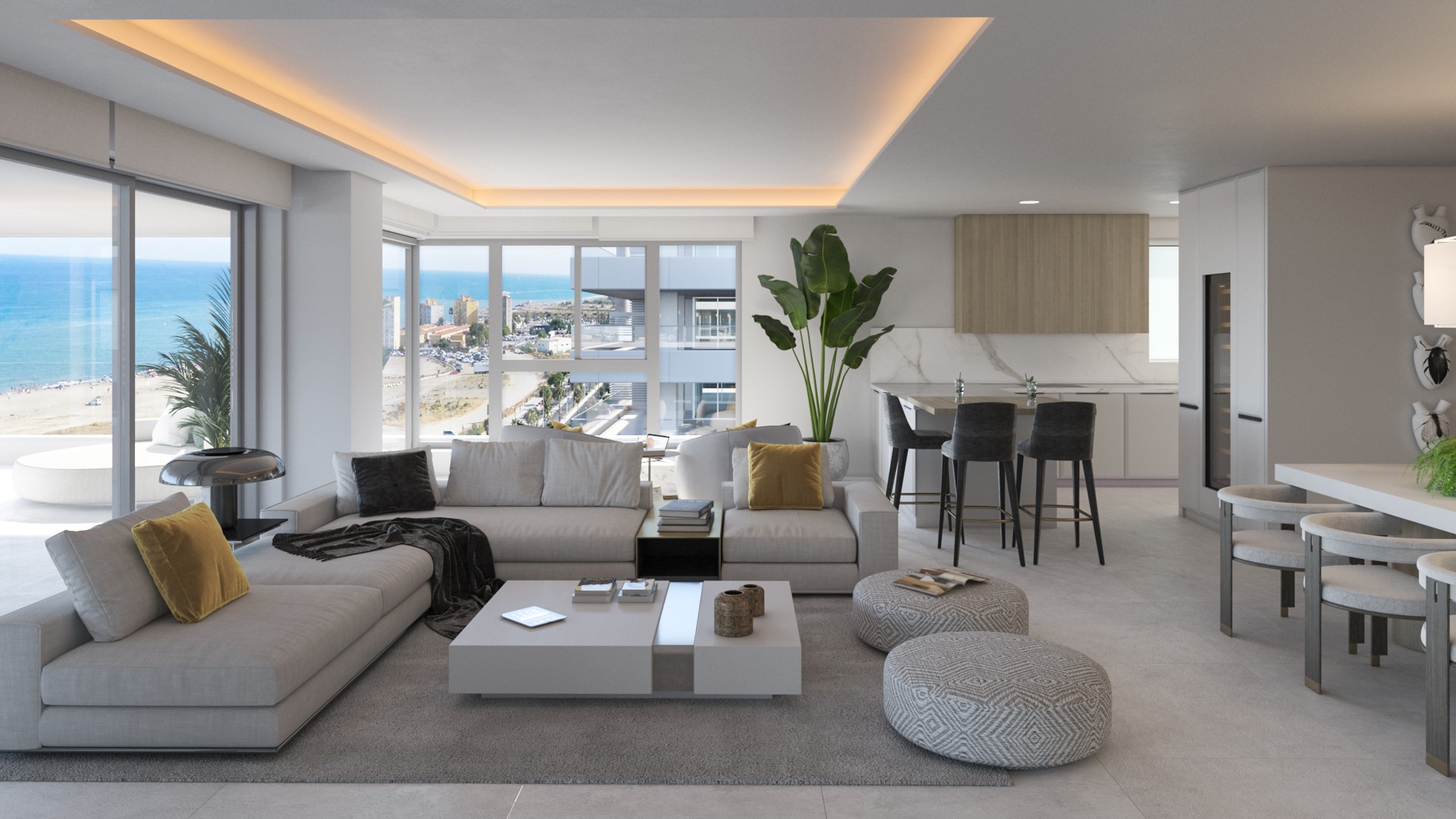 Huoneisto Sierra Blanca Tower, Malaga, Espanja 3 makuuhuonetta, 146 m2 No. 62682