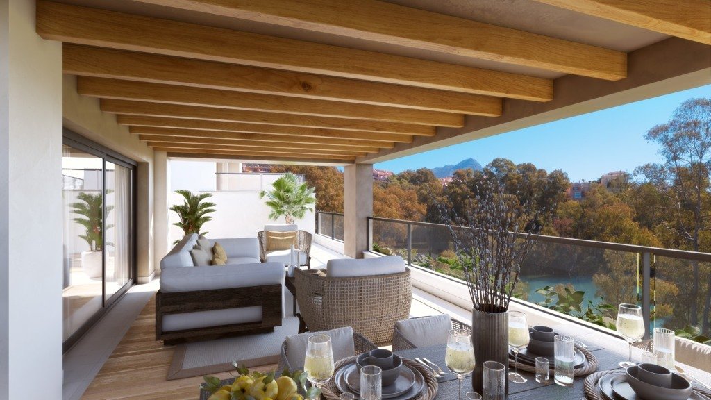 Kattohuoneisto Marbella, Malaga, Espanja 3 makuuhuonetta, 121 m2 No. 60885