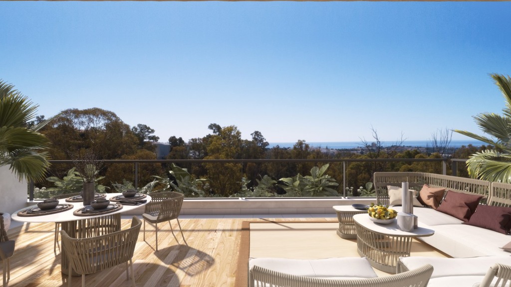 Kattohuoneisto Marbella, Malaga, Espanja 3 makuuhuonetta, 121 m2 No. 60885